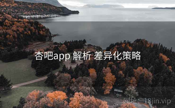 杏吧app 解析 差异化策略 第1张 杏吧app 解析 差异化策略 第1张