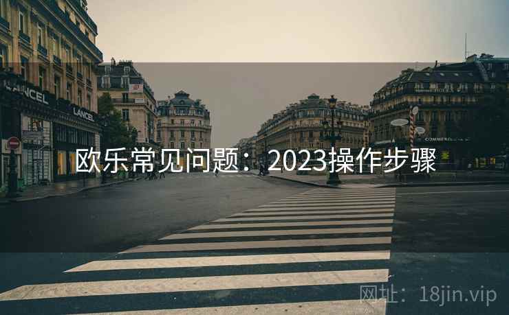 欧乐常见问题:2023操作步骤 第2张 欧乐常见问题:2023操作步骤 第2张